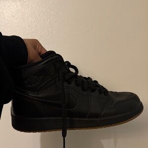 Black High-Top Nike Air Men's Sneakers